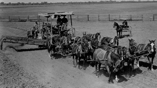 En el siglo XIX, la sociedad estadounidense era mayormente rural. GETTY IMAGES
