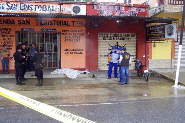 Jaime Geovanny Rodas Mazariegos fue atacado a balazos en Puerto Barrios, Izabal. (Foto Prensa Libre: Edwin Perdomo).