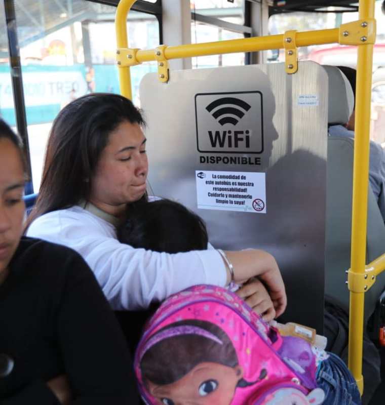 El servicio propuesto por Luka Electric cuenta con señal Wifi. (Foto Prensa Libre: Erick Ávila)