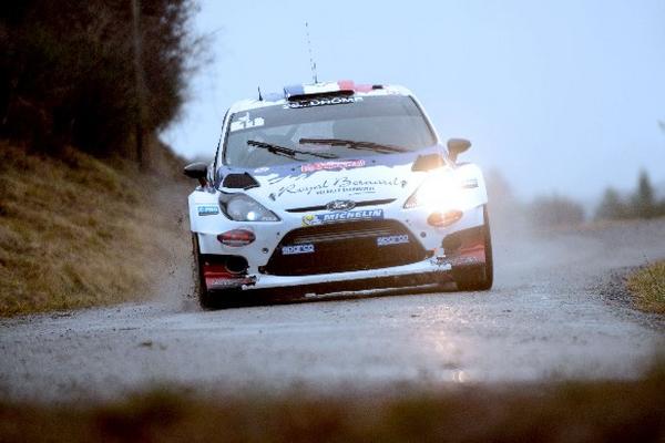 Bouffier lidera el Rally de Montecarlo en la primera jornada. (Foto Prensa Libre: AFP)