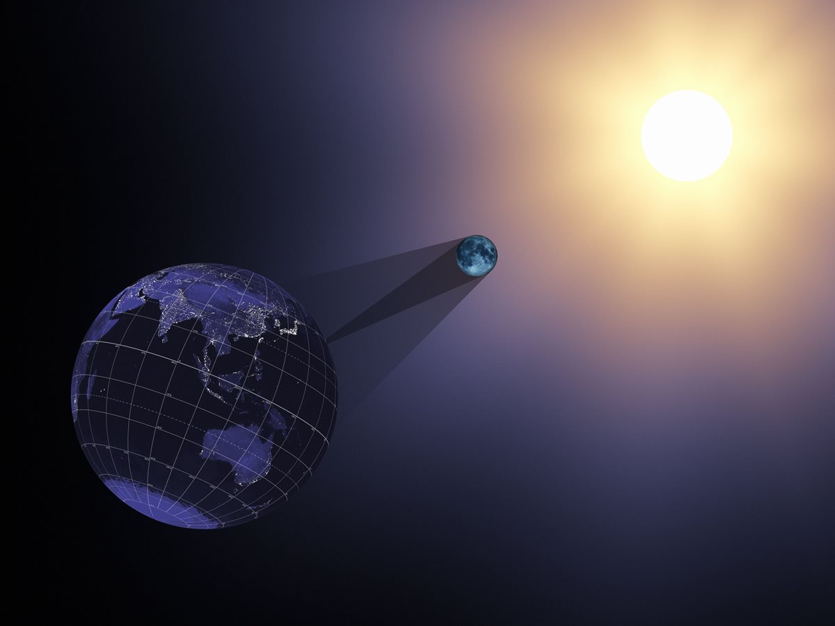 Presentación del eclipse total de Sol que tendrá lugar en Estados Unidos el próximo 21 de agosto. (Foto Prensa Libre: AFP).