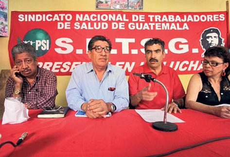Dirigentes del sindicato de Salud anuncian la manifestación por falta de insumos y medicinas.