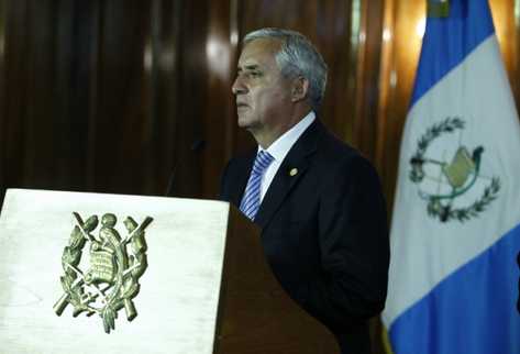 Presidente Pérez Molina dijo cuáles son los cambios en su Gabinete de Gobierno. (Foto Prensa Libre: Álvaro Interiano)