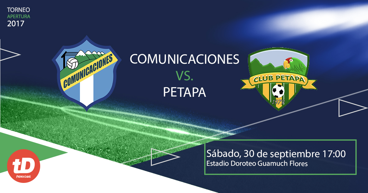 Comunicaciones y Petapa abren la jornada 12 del Torneo Apertura 2017. (Foto Prensa Libre: TodoDeportes)