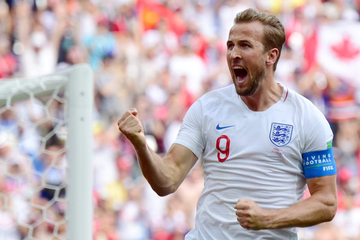 Harry Kane le marcó un hat-trick a Panamá. (Foto Prensa Libre: AFP)