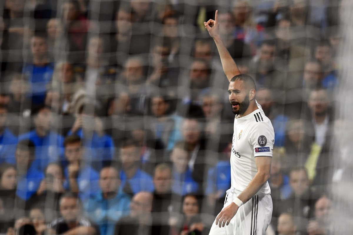 Karim Benzema abrió el marcador para el Real Madrid.