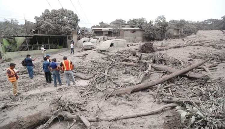 El volcán de Fuego arrasó con los poblados el 3 de junio del 2018. (Foto Prensa Libre: Hemeroteca)