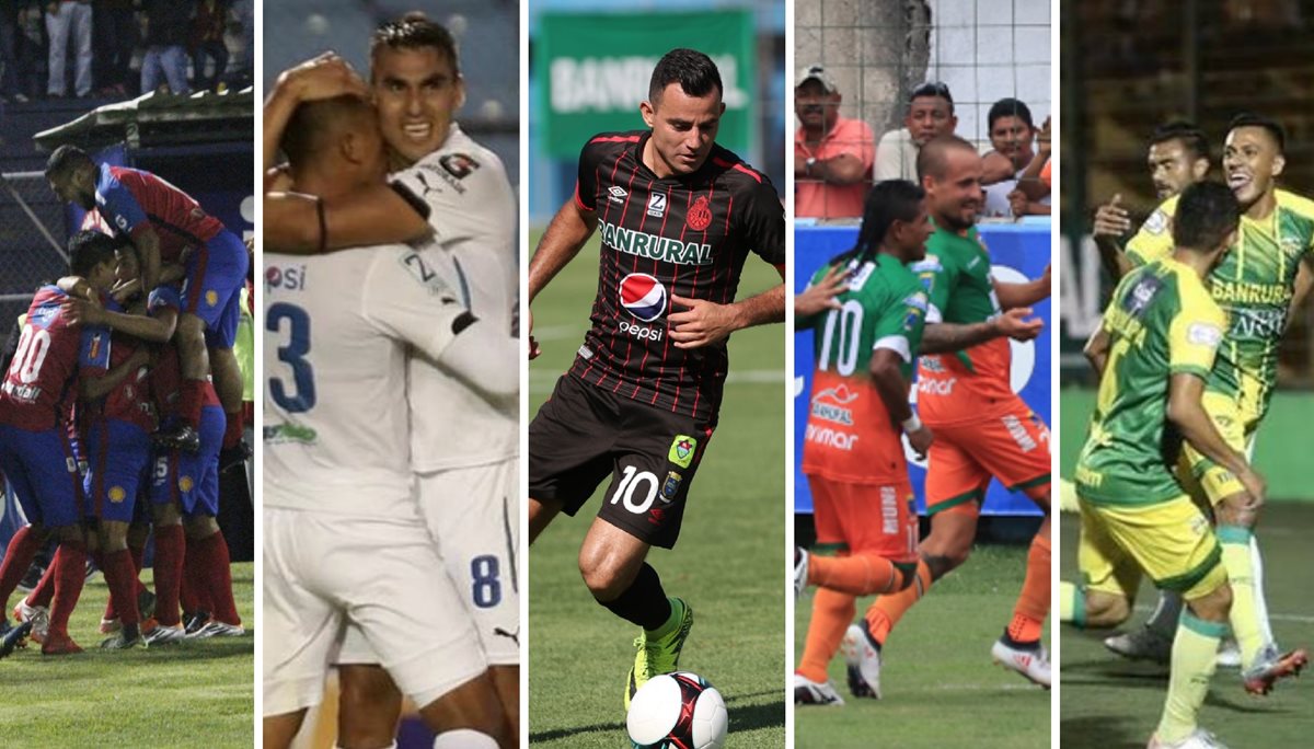 Cinco equipos aún tienen opciones de clasificar a la fase por el título del Clausura 2018. (Foto Prensa Libre: Hemeroteca PL)
