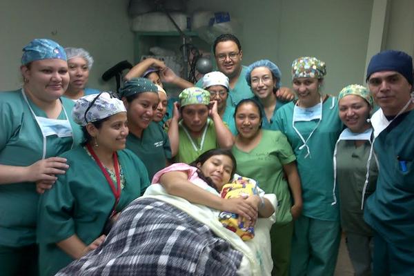 Gabriel Adrián Vásquez Hernández, tercer lugar, nació en el IGSS  de Pamplona. (Foto Prensa Libre: Carlos Alvarez)