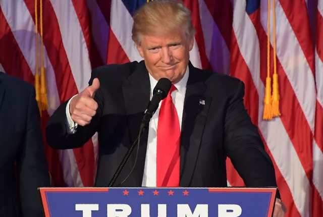 El polémico magnate Donald Trump triunfó en las elecciones de Estados Unidos celebradas este 8 de noviembre. (Foto Prensa Libre: AFP).