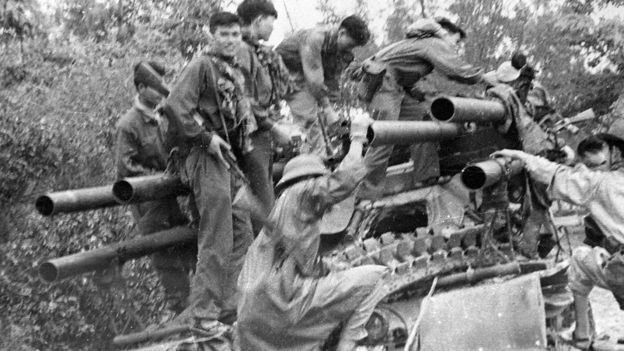 El ataque sorpresa fue ejecutado entre guerrilleros del Viet-Cong y las fuerzas nortvietnamitas. GETTY IMAGES