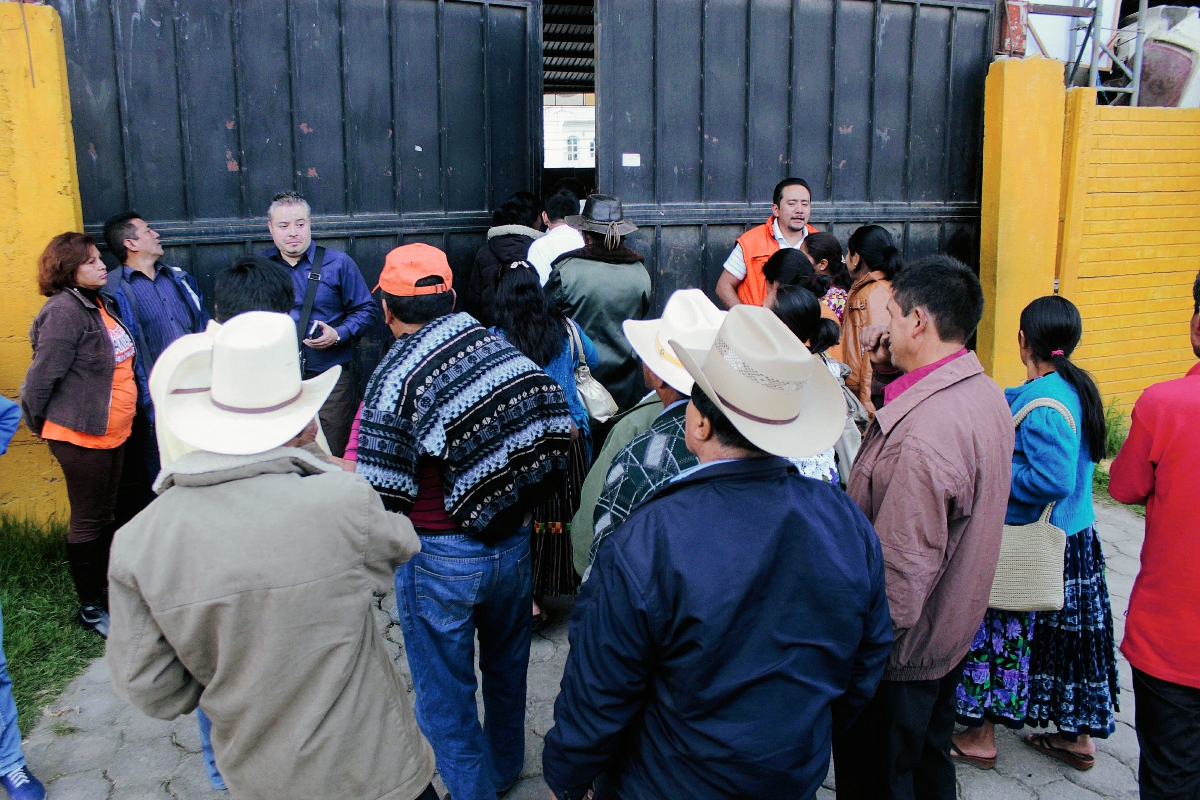 Salón donde se efectuó la actividad privada del PP, en Quetzaltenango. (Foto Prensa Libre: Carlos Ventura)