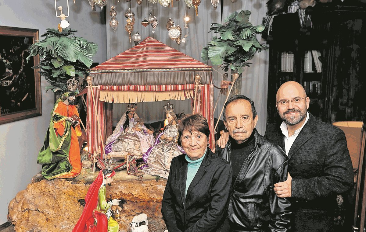 Nacimiento de la Familia Urrea Méndez obtuvo el tercer lugar. (Foto Prensa Libre: Érick Ávila)