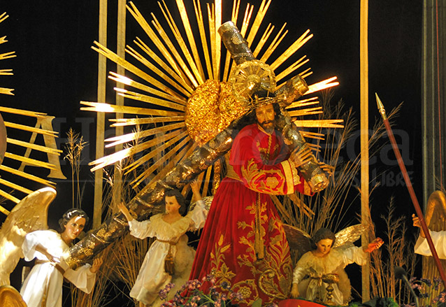 Jesús de la Merced en su altar cuaresmal del año 2016. (Foto: Néstor Galicia)