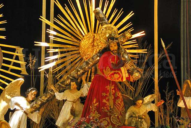 Jesús de la Merced en su altar cuaresmal del año 2016. (Foto: Néstor Galicia)