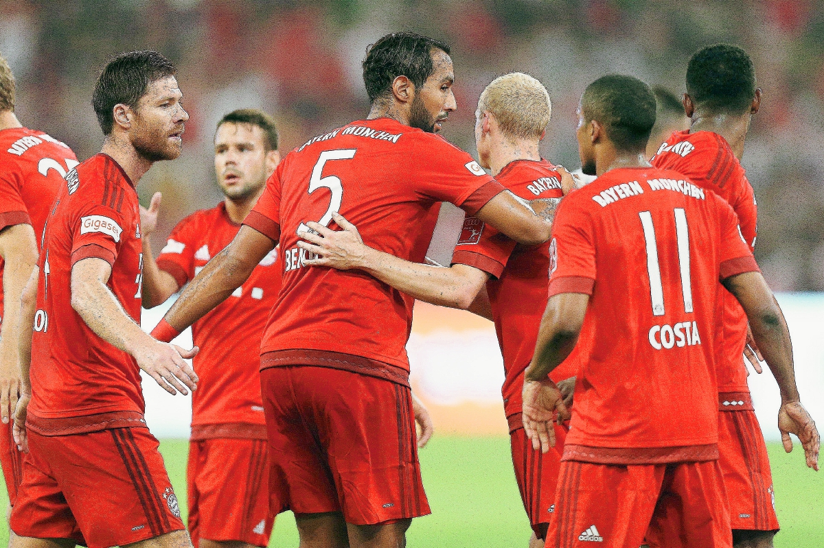Los bávaros demostraron que están para conseguir grandes cosas esta temporada. (Foto Prensa Libre: EFE)