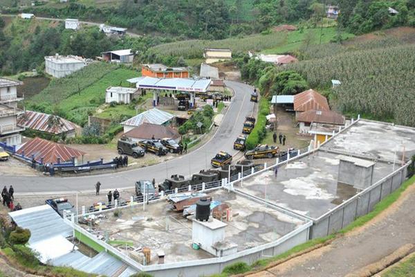 Zona donde  vecinos de Ixchiguán han sido atacados por los de Tajumulco. (Foto Prensa Libre: Aroldo Marroquín)