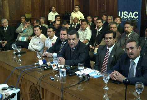 Consejo Superior Universitario denuncia falta de fondos. (Foto Prensa Libre: Bill Barreto)