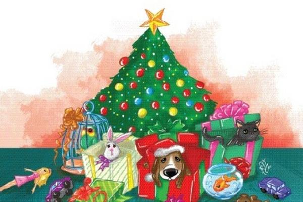 Obsequiar mascotas en Navidad no es tan buena idea.