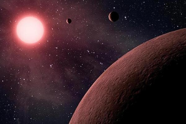 Ilustración de una estrella de baja masa vista desde un planeta rocoso en órbita.  (Foto Prensa Libre: Credito: NASA / JPL)