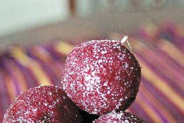 Bolitas de tamarindo, dulce guatemalteco. (Foto Prensa Libre: Áxel Vicente/            Antonieta Lima, Delicias Tiky Tyki)<br _mce_bogus="1"/>