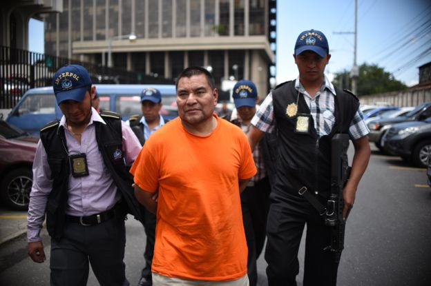Santos López fue llevado a juicio después de ser extraditado de EE.UU. GETTY IMAGES