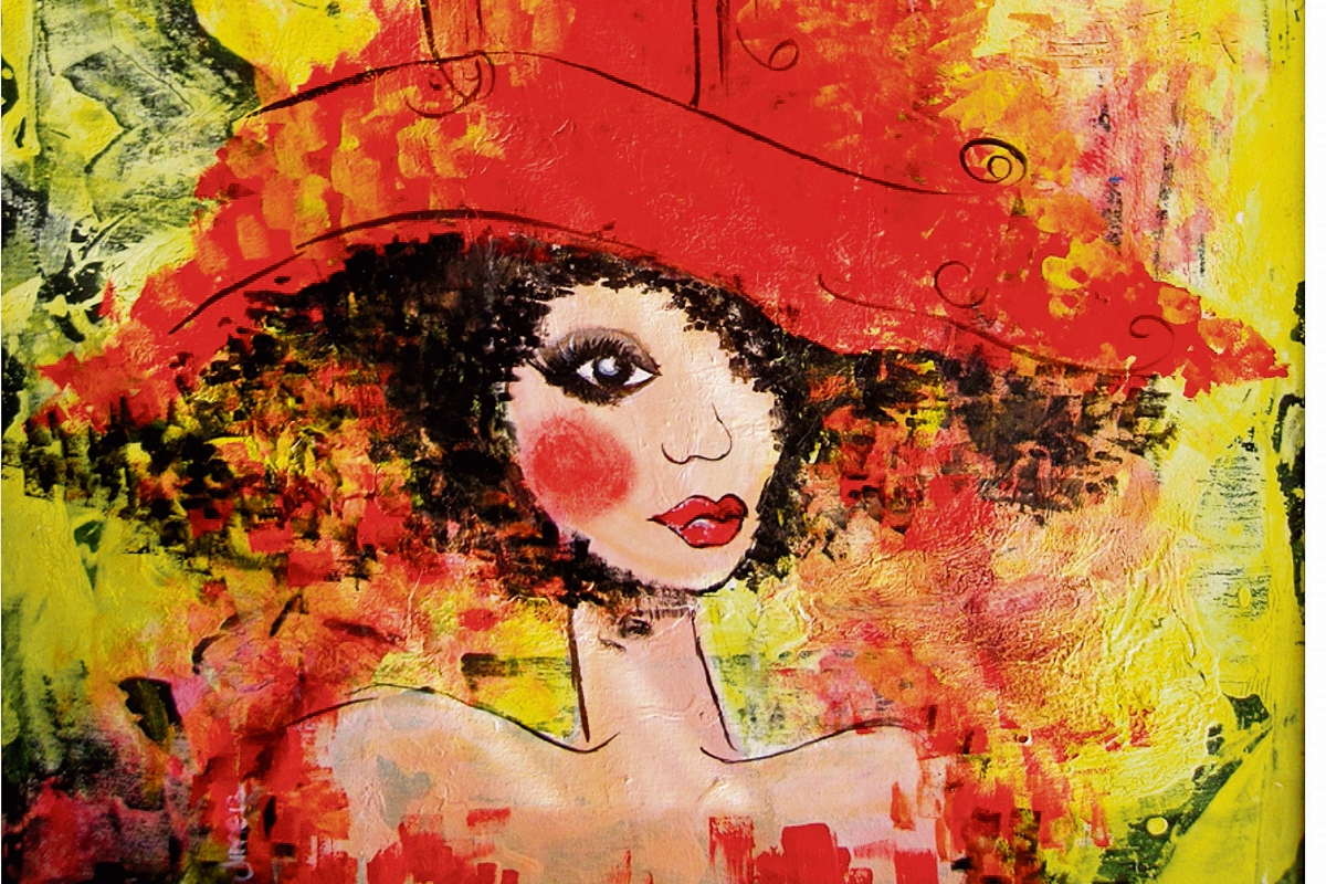 La obra Rojo, de Jimena Soto, es una de las que se expondrán en la Enap. Inserto, Marvin Olivares.