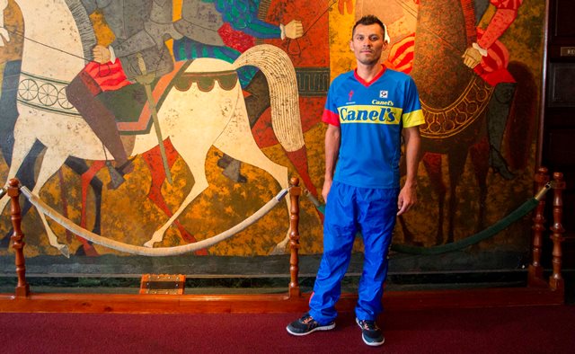 Francisco Colorado, del equipo Canel´s Specialized de México, es favorito a ganar la Vuelta a Guatemala. (Foto Prensa Libre: Norvin Mendoza)