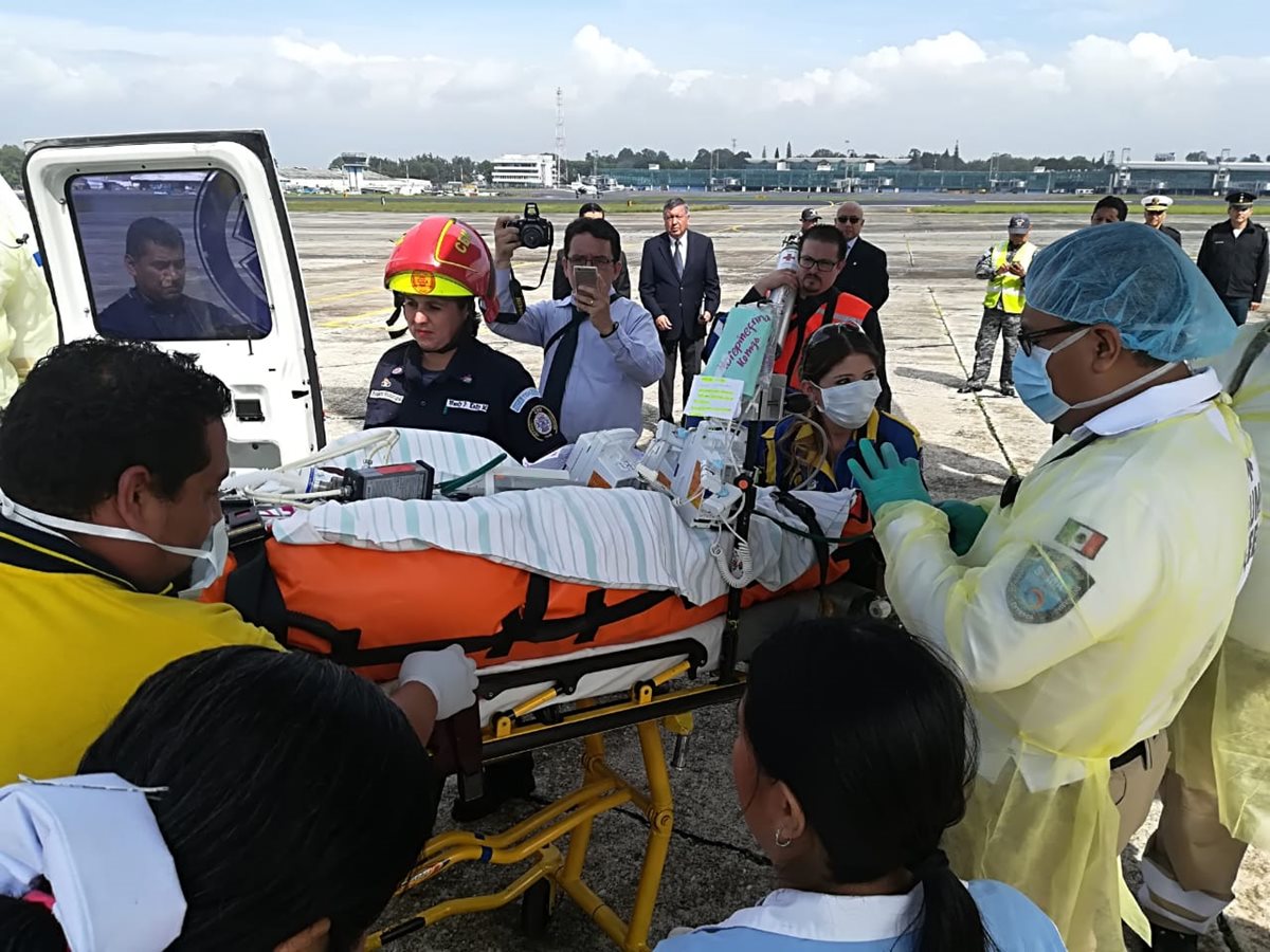 Doce pacientes víctimas de la erupción son atendidos en el extranjero