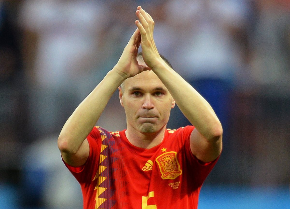 Andrés Iniesta le dice adiós a la selección española 