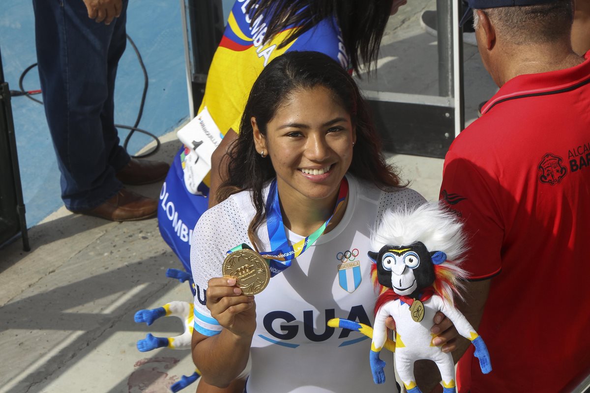 Dalia Soberanis pone en alto el nombre de Guatemala en Barranquilla 2018. (Foto Prensa Libre: Cortesía ACD)