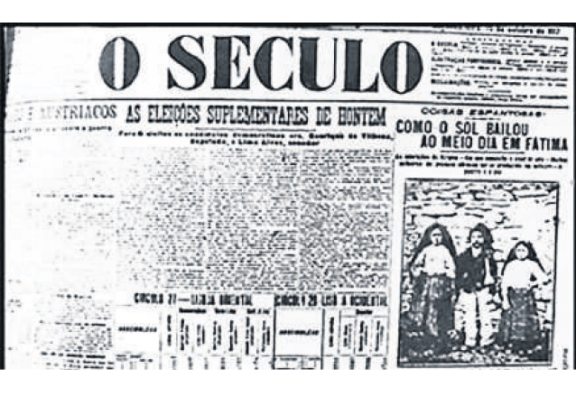 El diario portugués O Seculo tenía una orientación anticlerical y fue uno de los que publicaron los acontecimientos del 13 de octubre de 1917 en Fátima. (Foto: Hemeroteca PL)