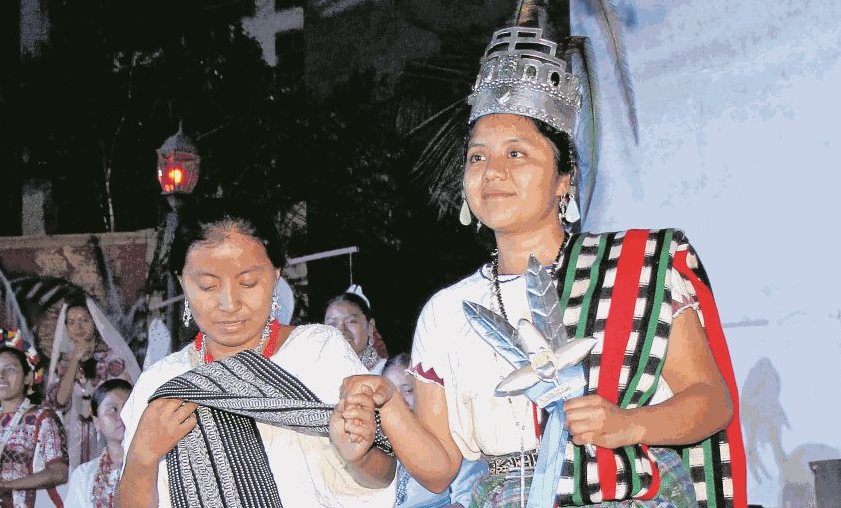 Celeste Catarina Morales Cruz, originaria de San Pedro La Laguna, Sololá, fue electa Rabín Ajaw en el 2016. (Foto Prensa Libre: Eduardo Sam)