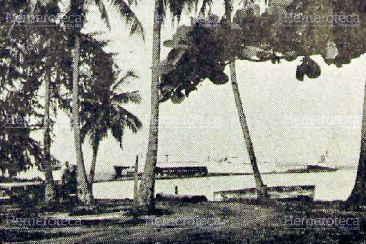 Puerto Barrios, Izabal en mayo de 1956. (Foto: Hemeroteca PL)