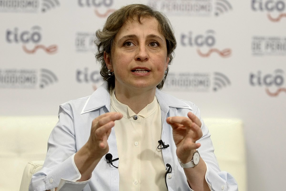 Aristegui anunció este miércoles que demandará al Estado mexicano. (Foto Prensa Libre: EFE).