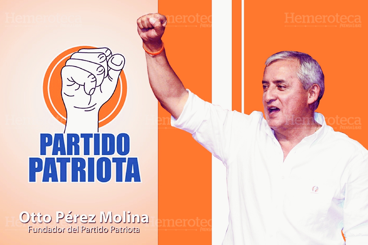 Otto Pérez Molina, fundador del Partido Patriota (Fotoarte: Hugo Cuyán)