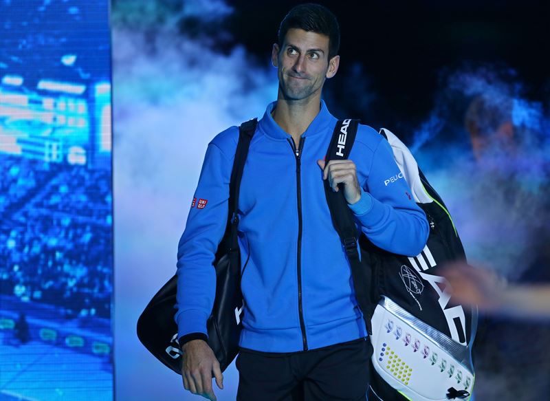El serbio Novak Djokovic jugará la semifinal contra el español Rafael Nadal en Londres. (Foto Prensa Libre: AFP)
