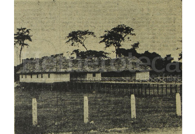 Terminal construida en las cercanías de Sayaxché por la Fydep y serviría para los colonos de la región. (Foto: Hemeroteca PL)