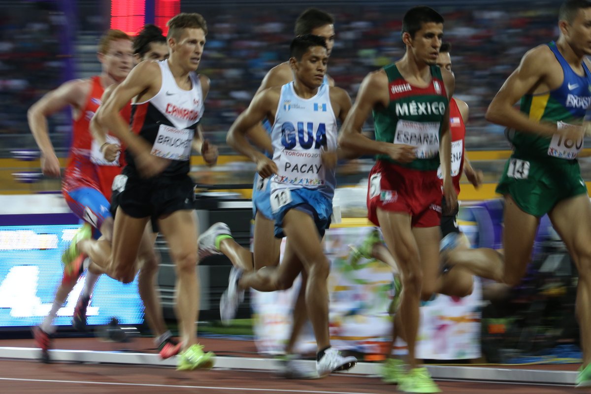 Pacay no consiguió medallas pero hizo historia en el atletismo nacional. (Foto Prensa Libre: COG)