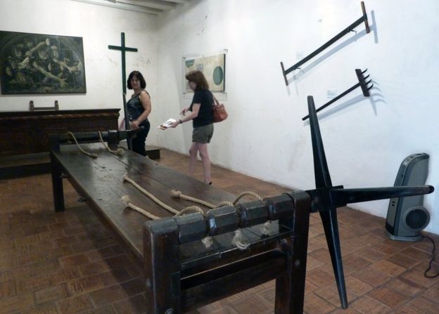 El legado de la inquisición y la colonia permanece en los museos de Cartagena. GETTY IMAGES