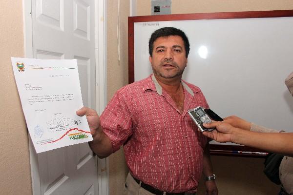 Concejal Carlos Valdez, en vida.