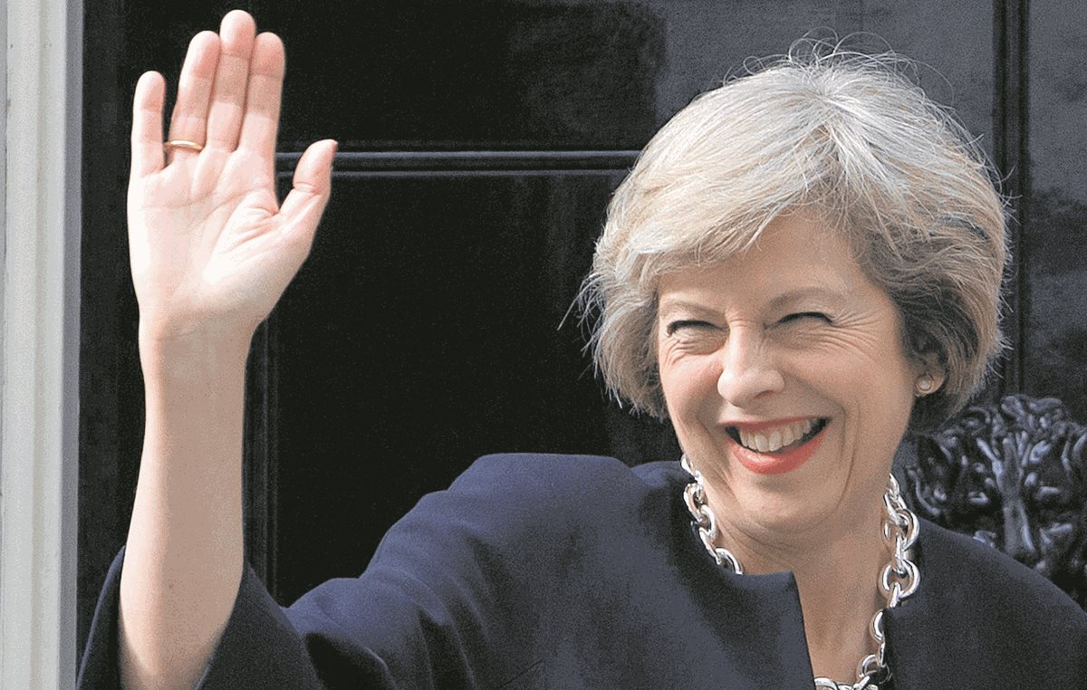 Theresa May, primera ministra británica. (Foto Prensa Libre: AFP)
