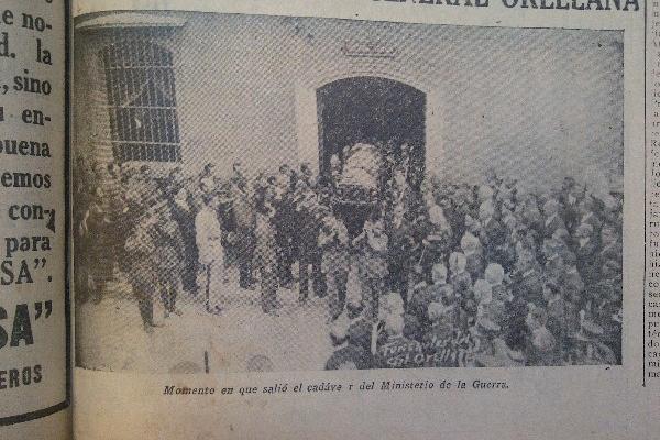 Existe escasa documentación fotográfica de los funerales del expresidente José María Orellana.