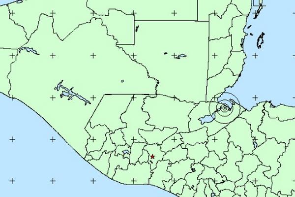 Sismo de 4.1 grados Richter fue sensible en Izabal. (Foto: Insivumeh)