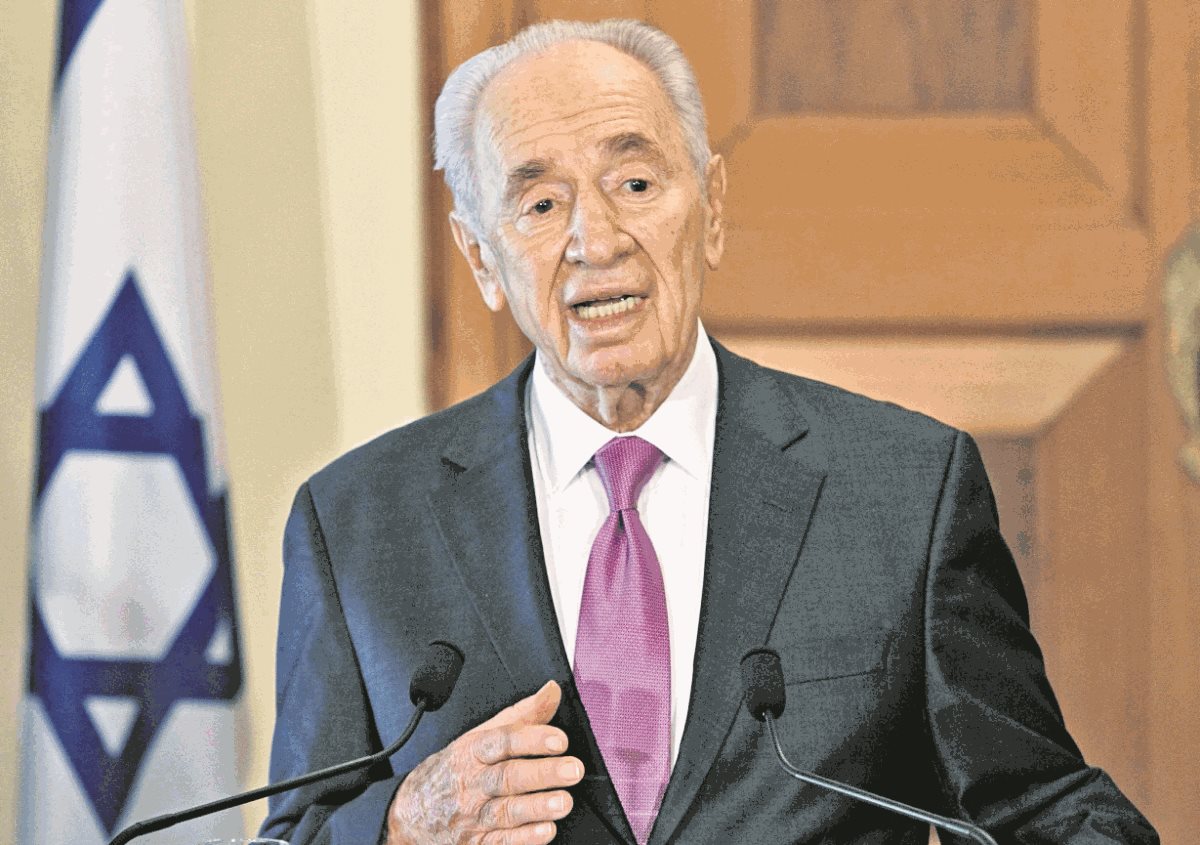 Shimon Peres en 2011 cuando fungía como Presidente de Israel. (Foto: AFP)
