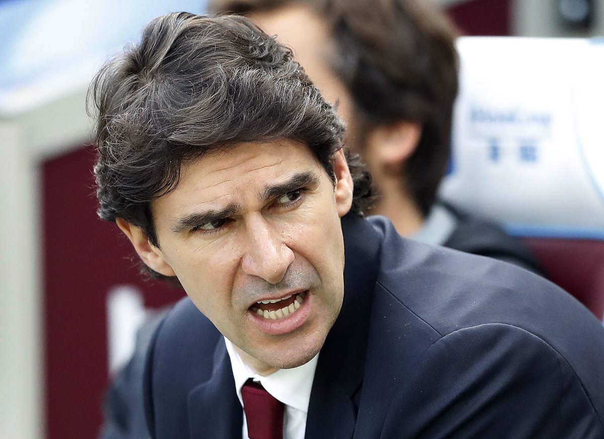 Aitor Karanka fue cesado como técnico del Middlesbrough. (Foto Prensa Libre: AP).