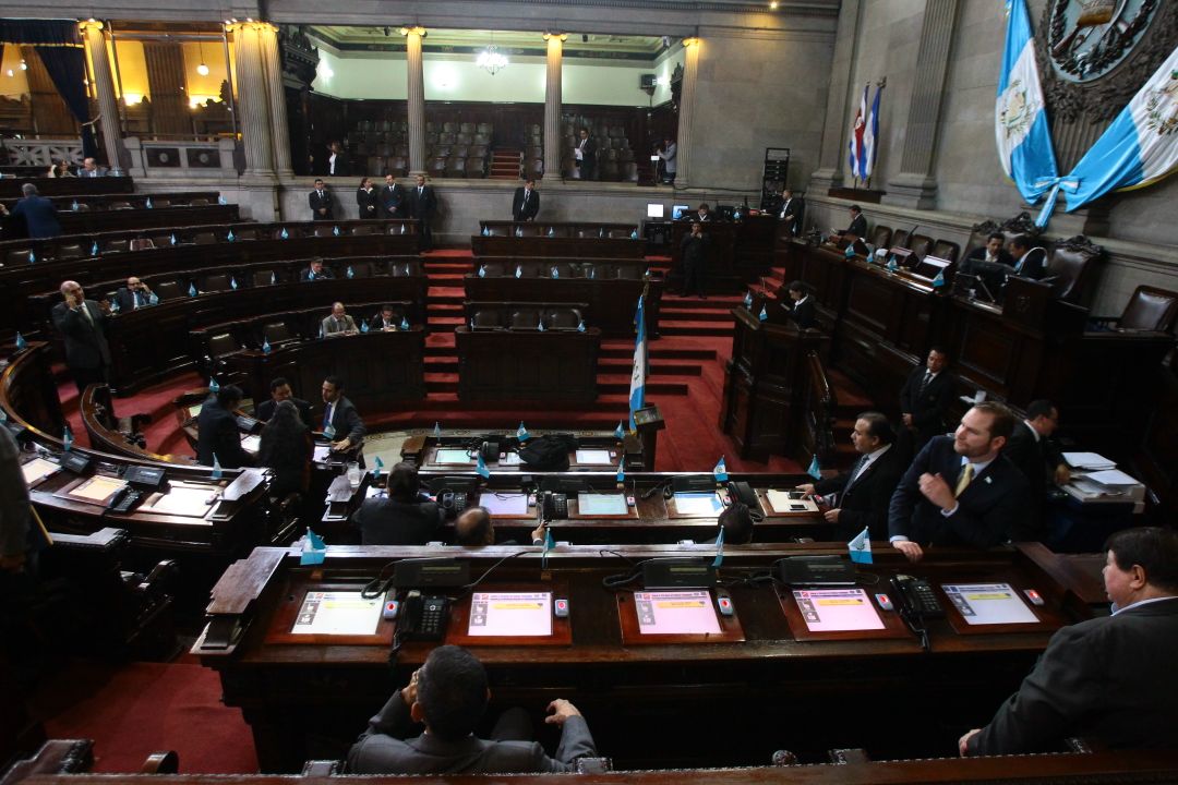 La reforma a la Ley de Carrera Judicial fue aprobada con 84 votos a favor. (Foto Prensa Libre: Álvaro Interiano)