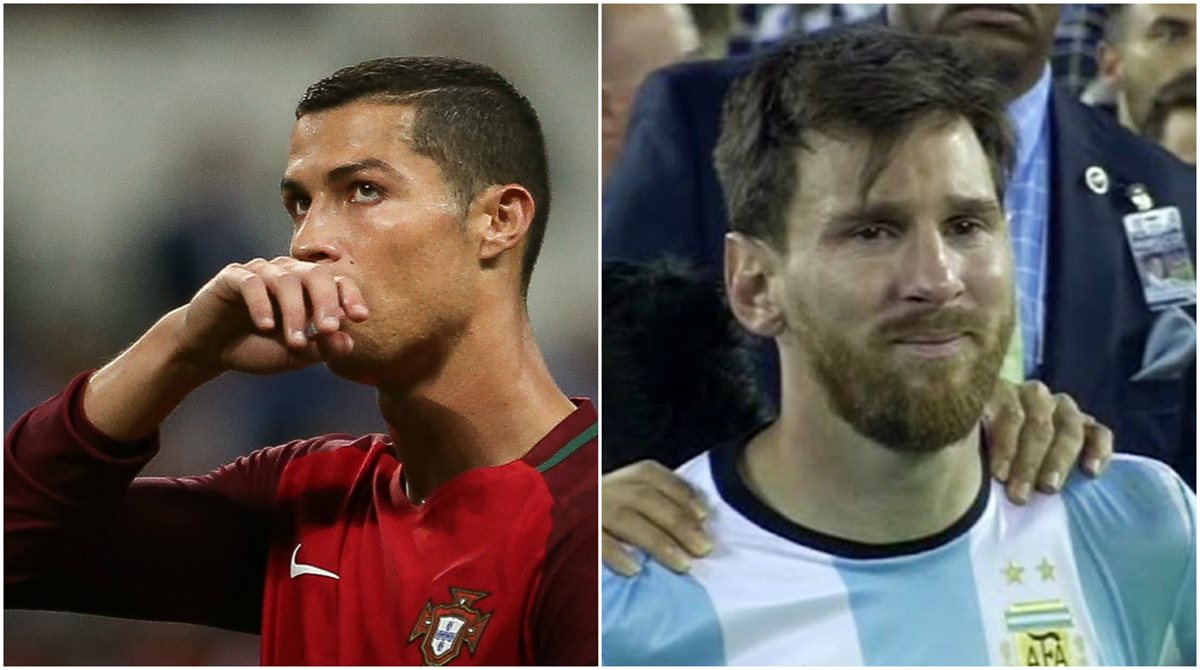 Cristiano Ronaldo y Lionel Messi han caído contra la poderosa selección de Chile. (Foto Prensa Libre: EFE y Hemeroteca PL)