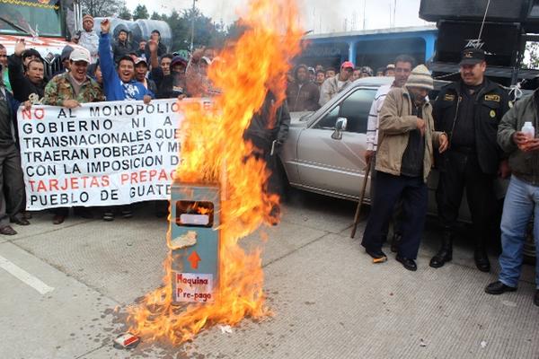 Bloqueo en Chichicastenango, Quiché.<br _mce_bogus="1"/>