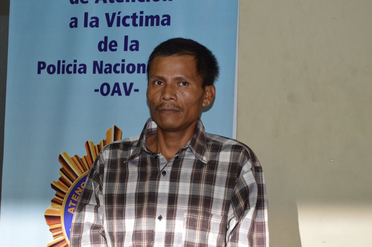 Marvin Olegario Lorenzo Ramos, fue detenido en La Fragua. (Foto Prensa Libre: Víctor Gómez)
